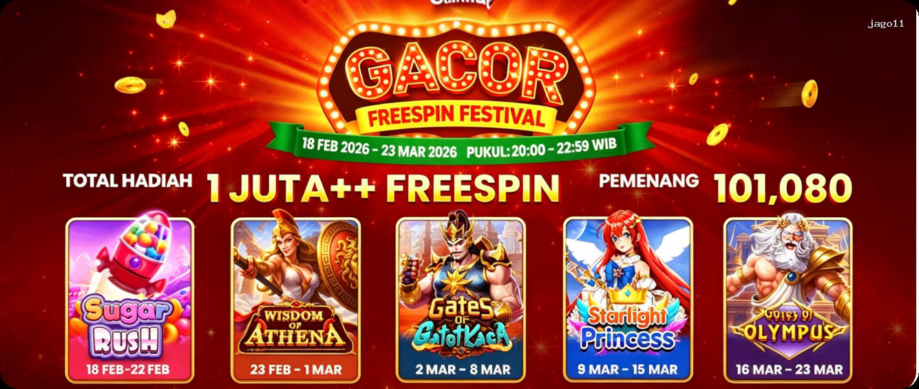 Login jago11 Sekarang Bonus Melimpah